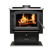 2,500 sq. ft. Pedestal Wood Stove