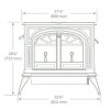 Defiant Wood Stove, Classic Black - Image 4