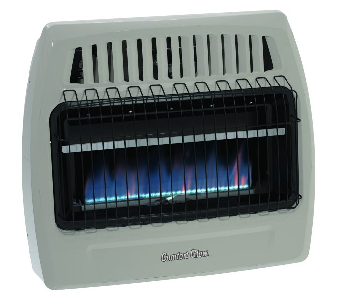 30,000 BTU  Vent Free Blue Flame Dual Fuel Gas Wall Heater