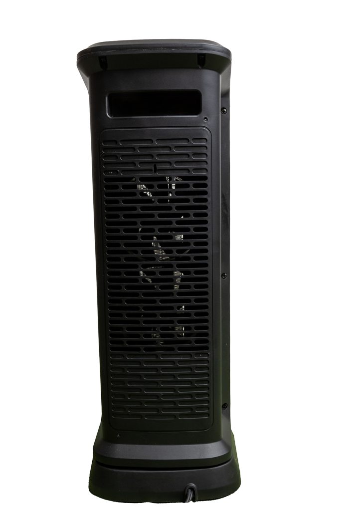 18" Oscillating Ceramic Tower Heater - Black - Image 6