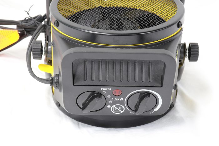 Compact Electric Forced Air Heater with Pivoting Base 5,120 BTU - Image 5