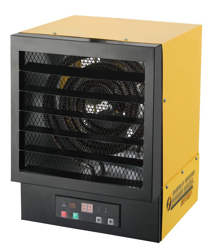 Electric Forced Air Heater with Remote Control 17,060 BTU