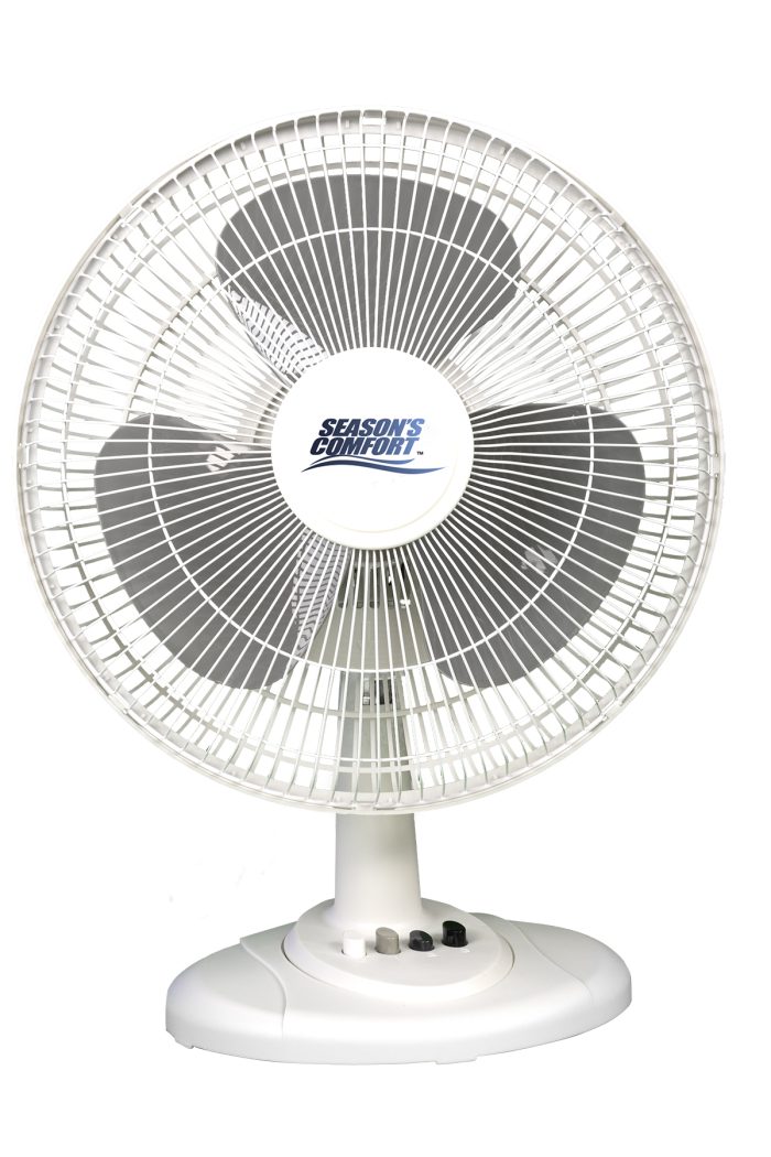 12" Oscillating Table Fan