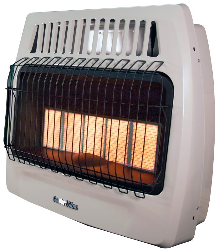 30,000 BTU Thermostat Vent Free Infrared Liquid Propane Wall Heater - Image 2