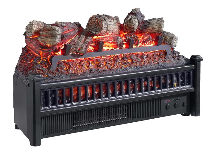 Electric Log Insert, Heater With Firebox Flame Projection 4,600 BTU - Image 2