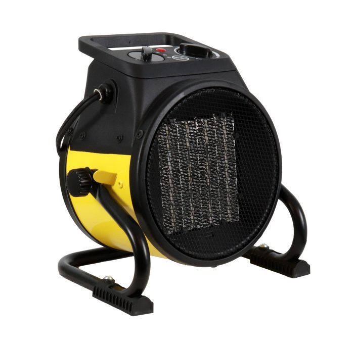 Compact Electric Forced Air Heater with Pivoting Base 5,120 BTU - Image 2