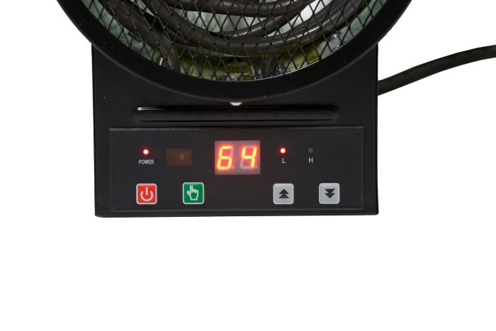 Electric Forced Air Heater with Remote Control 12,800 BTU - Image 7