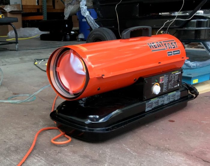 HeatFast HF215K 215,000 BTU Forced Air Kerosene Heater with Thermostat - Image 8