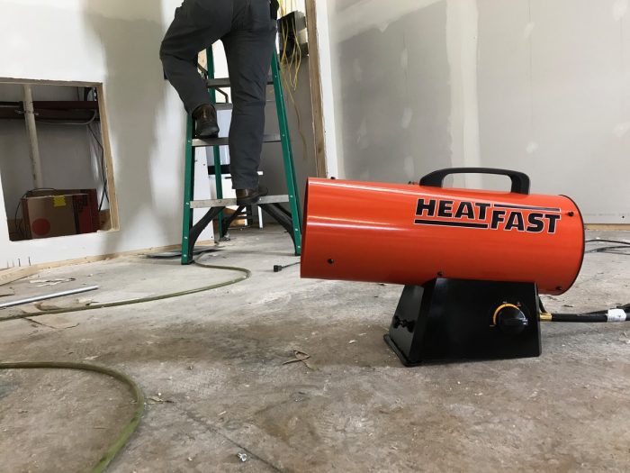 HeatFast HF60G 60,000 BTU LP Forced Air Heater with Variable Heat Control - Image 4