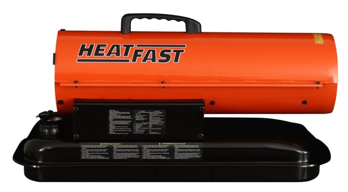 HeatFast HF75K 75,000 BTU Forced Air Kerosene Heater with Thermostat - Image 7